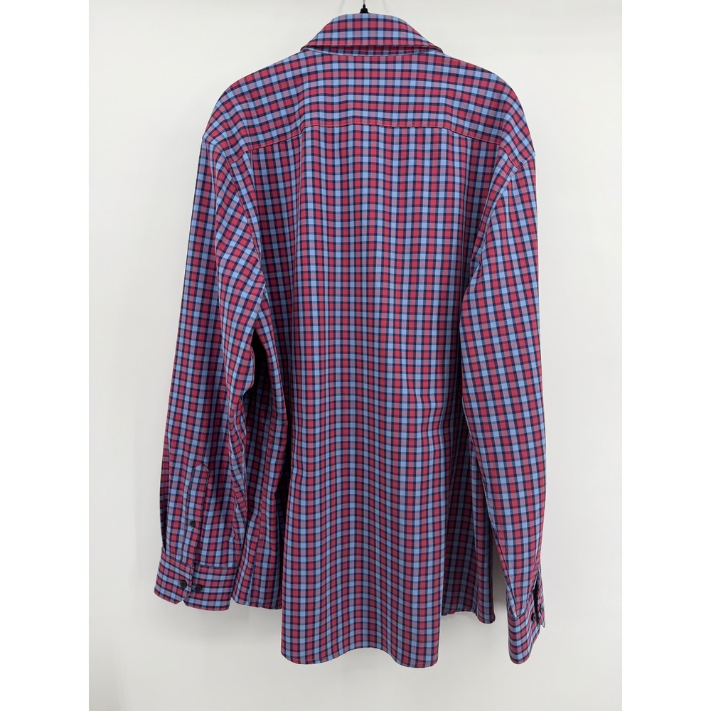 Lot of 4 Mizzen+Main Leeward Dress Shirts XL Trim Plaid Gingham Mens NWOT - Picture 5 of 9